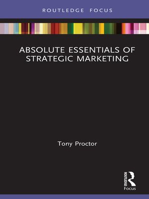 cover image of Absolute Essentials of Strategic Marketing